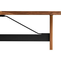 Passerelle Skrivbord 140x65 cm Lackad Valnöt