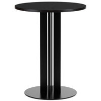 Scala Café Table H75 Ø60 cm Oak Cafébord Fremstillet af marmor 60 cm Sort
