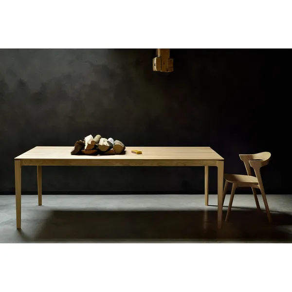 Bok Spisebord Egetræ 100x240 cm