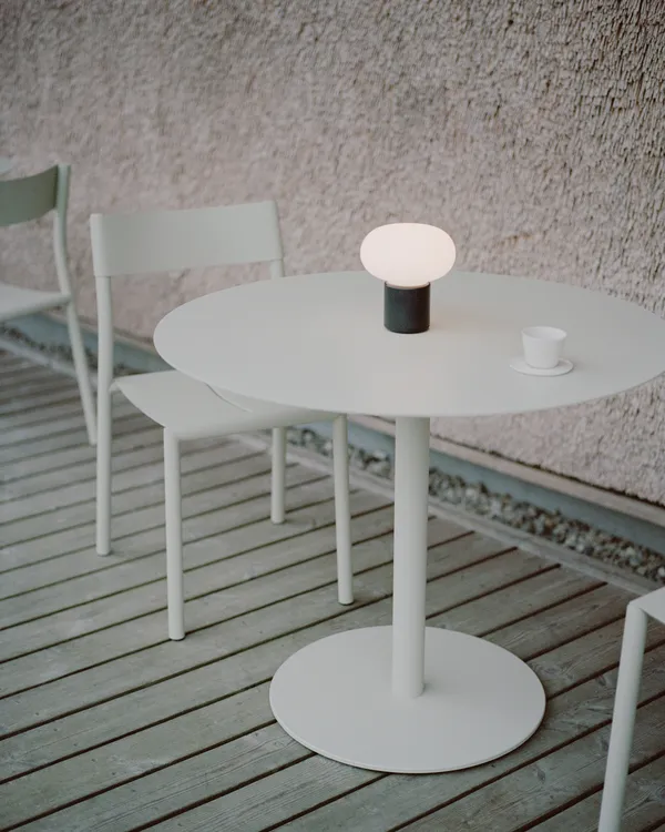 May Bistrobord Ø90 cm Lysegråt