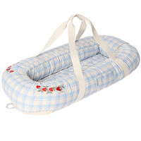 Plaid Sky Blue Babynest