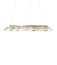 Blossi 8 Lysekrone Nordic Gold / Klar