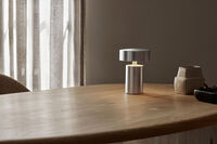 Column Bordslampa Portabel Ø12 cm Aluminium