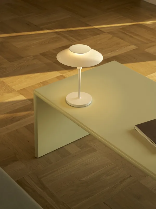 PH 80 Bordlampe Bærbar Opalhvid