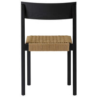 Mauro Stol Sort Eg / Paper Cord