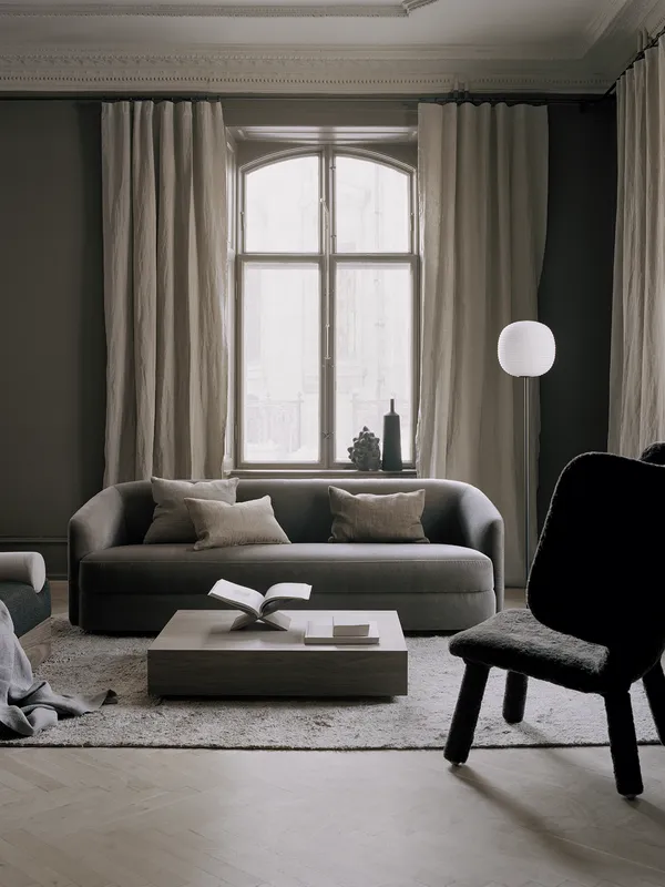 Covent Deep 3-Seter Sofa Hemp