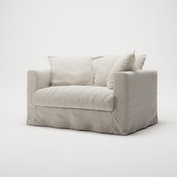 Le Grand Air Love Seat Hør Creamy White