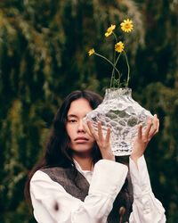Canyon Vase 23 cm Klar