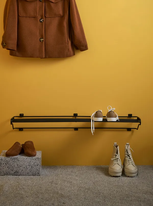 Shoe Shelf Skohylla L Svart