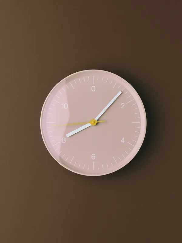 Wall Clock (Recycled) Pink