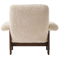 Brasilia Fåtölj Mörkbetsad Ek / Sheepskin Nature