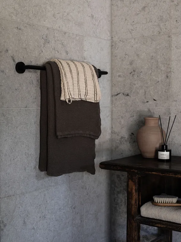 Nella waffle Håndklæde 70X140 cm Taupe