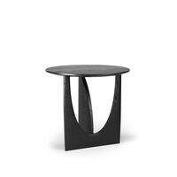 Geometric Sidebord Svart Eik