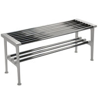 Nostalgi Penkki 100 cm Krominvärinen / Alumiini