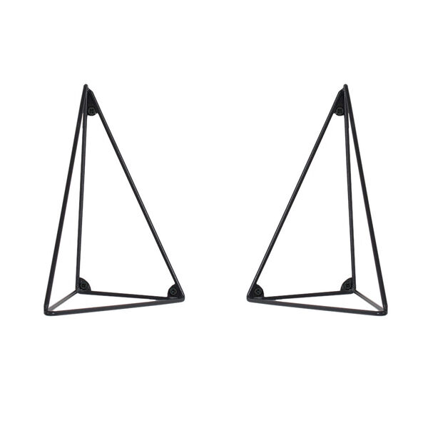 Pythagoras Hyldebeslag 2 Stk Sort