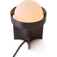 Loop Table Lamp with Sphere IV Dark Grey
