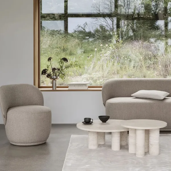 Uzu Tæppe 200x300 cm Beige