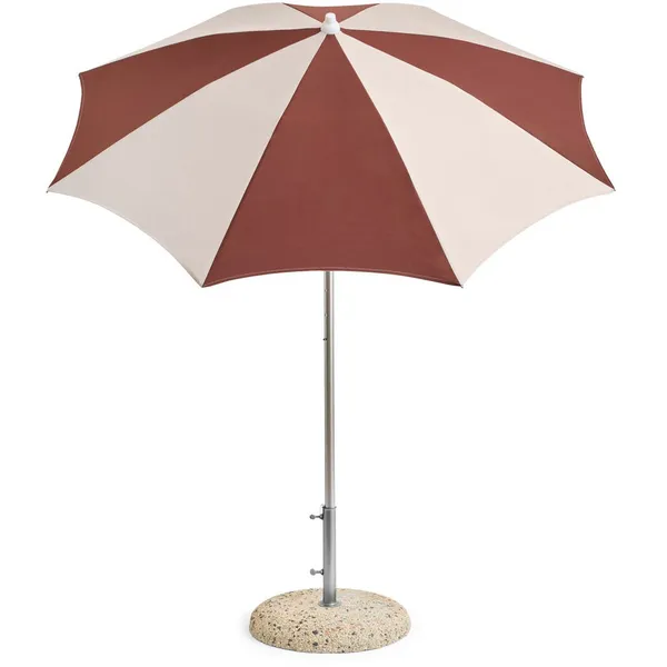 Terrazza Parasol Octagon Off-white / Burgundy