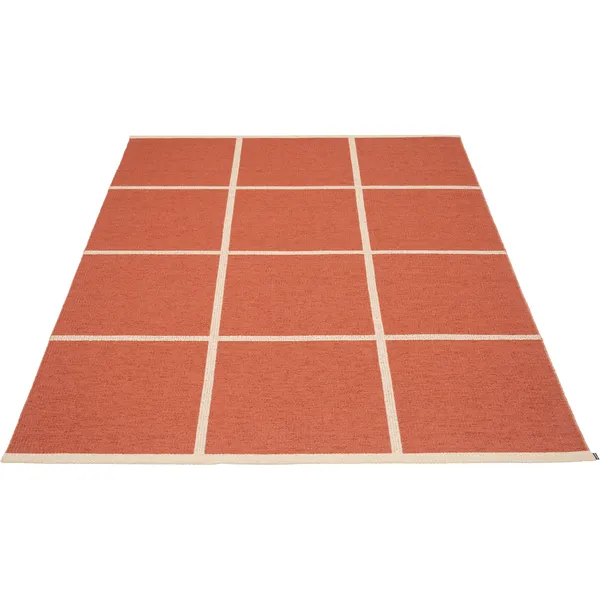 Criss Plastmatta Brick / Cream 180x260 cm