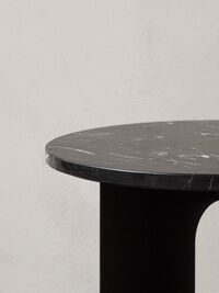 Androgyne Sidebord Svart / Svart Marmor