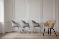 Bat Chair Conic Brass Semi Matt/ New Beige