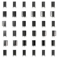 Store Skab 50x110 cm Antracitgråt