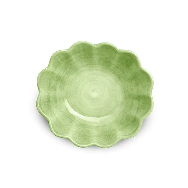 Oyster Skål 16x18 cm Grøn