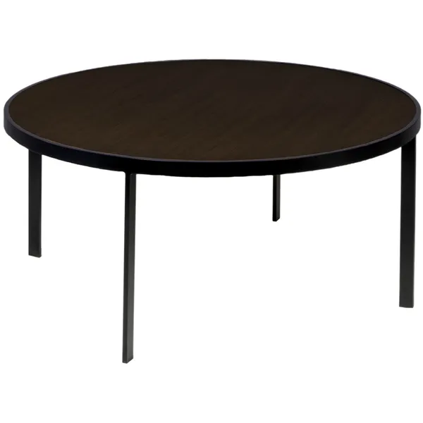 Square Sofabord Ø93x40 cm Sort/I Sort Eg