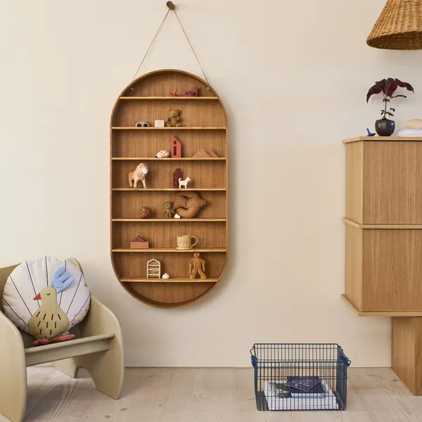 Oval Dorm Hylde 110 x 54 cm Oiled Oak