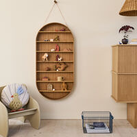Oval Dorm Hylde 110 x 54 cm Oiled Oak
