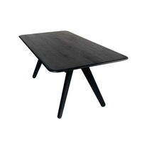 Groove Spisebord 200 cm Sort