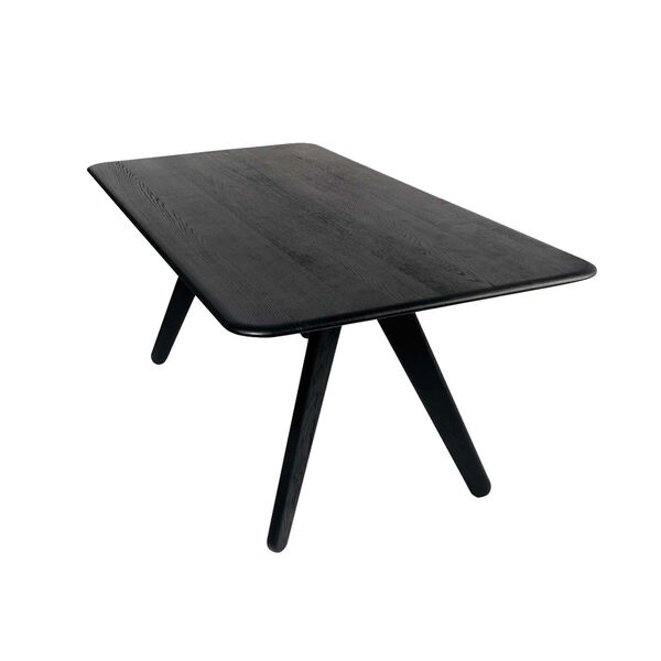 Groove Spisebord 200 cm Sort