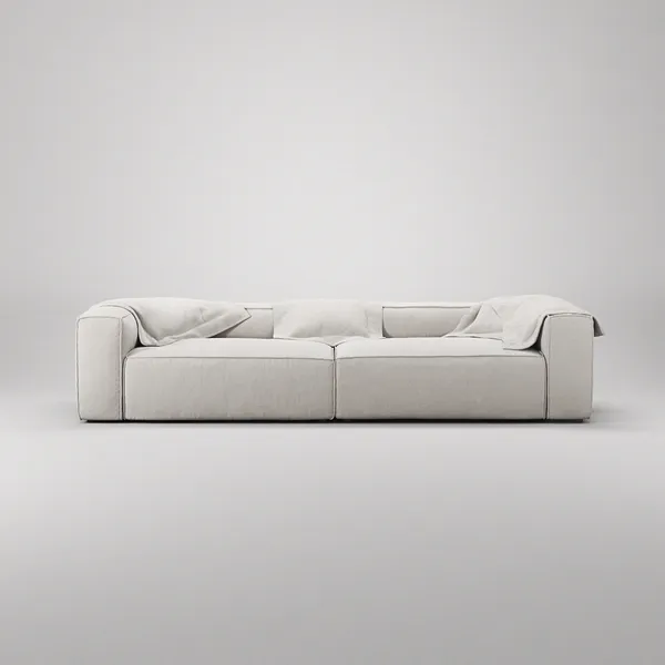 Grand Nelipaikkainen Sohva Moon White