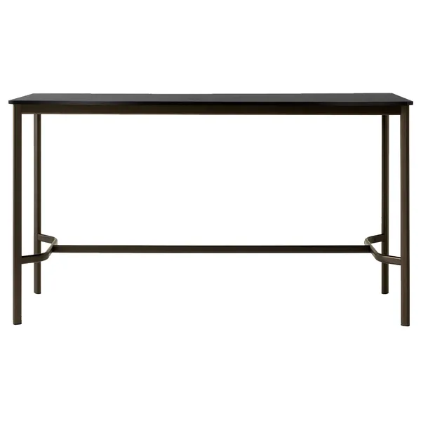 Drip HW64 Barbord 80x190x105 cm Svart Laminat / Brons