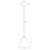 Bestlite BL9M Loftslampe Messing/Benporcelæn