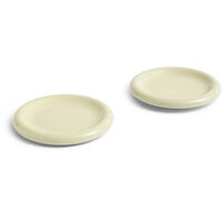 Barro Plate Set of 2 Ø18 cm Pistachio