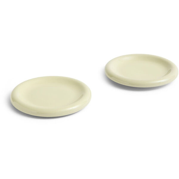 Barro Plate Set of 2 Ø18 cm Pistachio