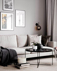 Boyle Vägglampa Smoked Grey