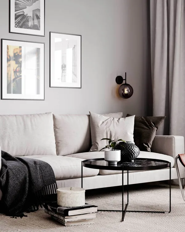 Boyle Vägglampa Smoked Grey