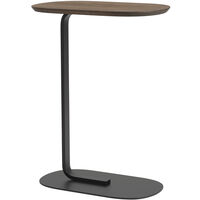 Relate Sidobord 735 cm Massiv Rökt Ek / Svart