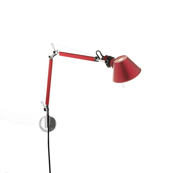 Tolomeo Micro Wall Lamp Red