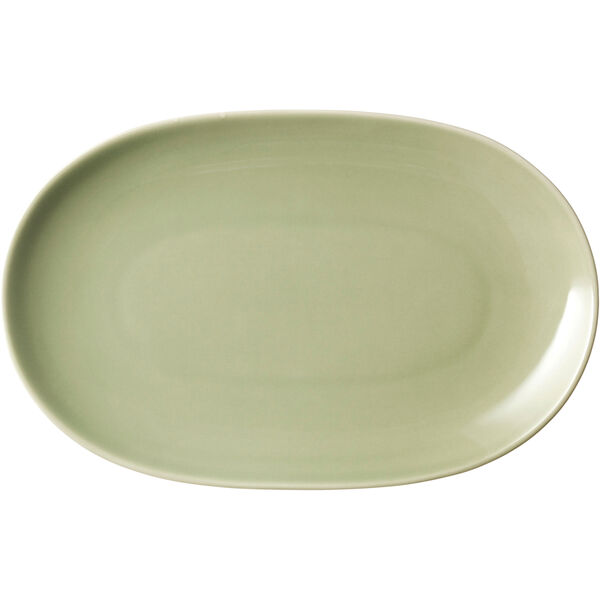 24h Oval Plade 18x28 cm Sage