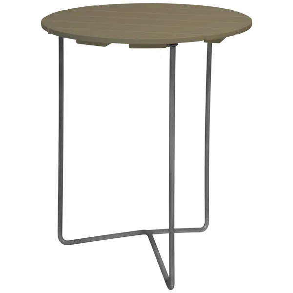 6B Bord Ø60 cm Ljusgrön / Varmförzinkat Stål