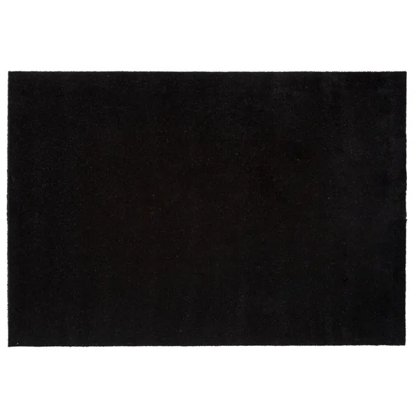 Unicolor Dørmåtte Sort 130x90 cm