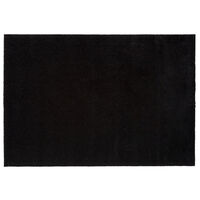 Unicolor Dørmåtte Sort 130x90 cm
