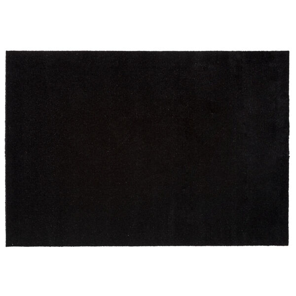 Unicolor Dörrmatta Svart 130x90 cm
