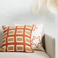 Hira Pudebetræk 50x50 cm Apricot Orange / Kaki