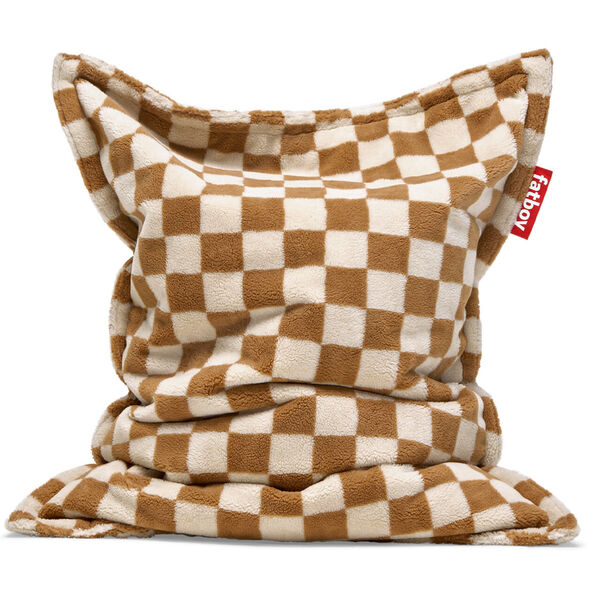 Original Slim Teddy Chess Sækkestol Almond Creme