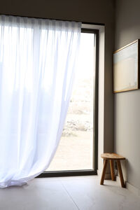 Grace Gardin Dobbel Bredde 290x250 cm Kritthvit