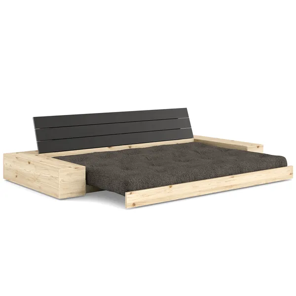 Base Sofa Bed With Storage Black Night / Mellow Brown